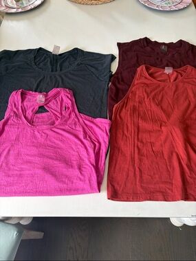 Women’s Sleeveless Tank Top - Pink, maroon, Black, brown